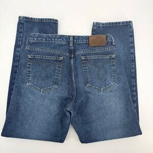 Calvin Klein Vintage 90s Low Rider Omega Pocket Jeans All Over Sandblast Size 11